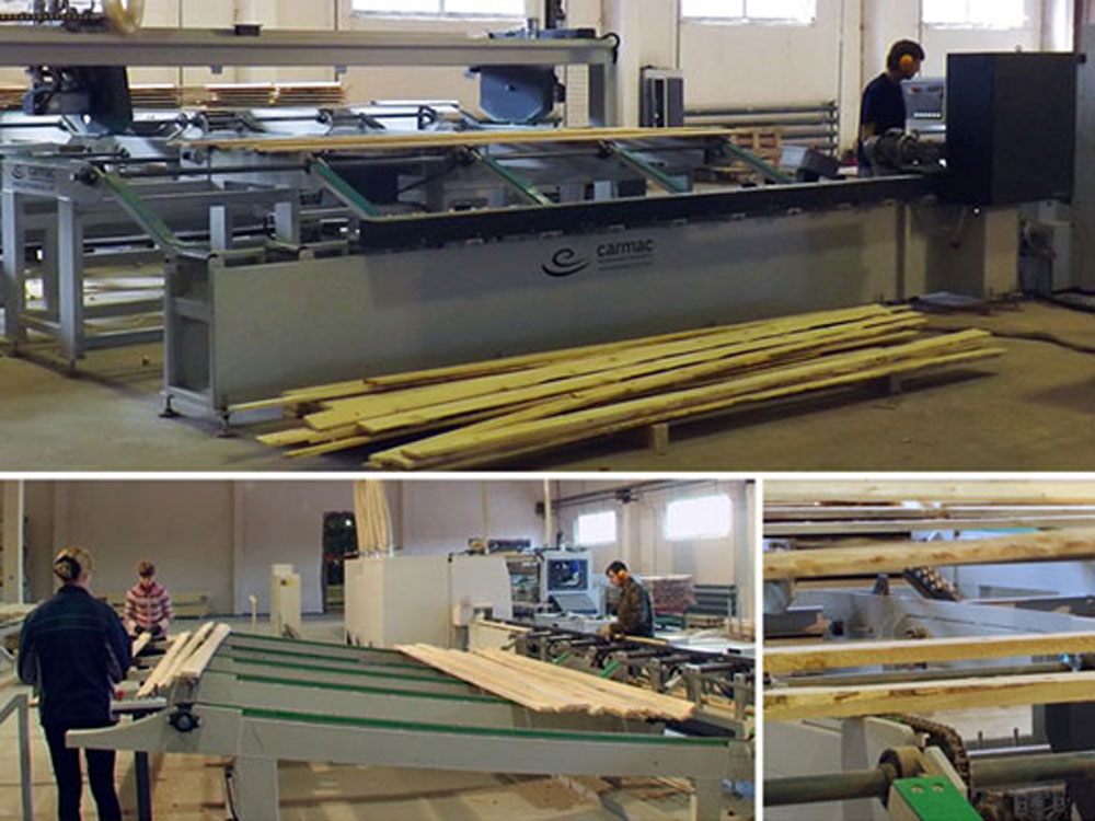 Linea di seconda lavorazione del legno