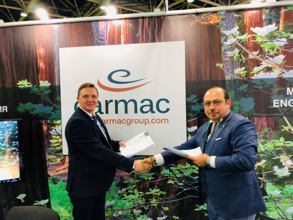 LesDrevMash 2018: Carmac Group firma un contratto con Sveza Group Russia
