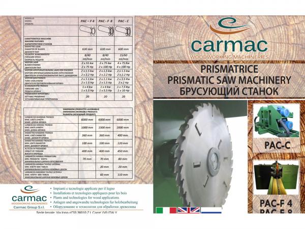 PRISMATIC SAW MACHINERY PAC-C / PAC-F